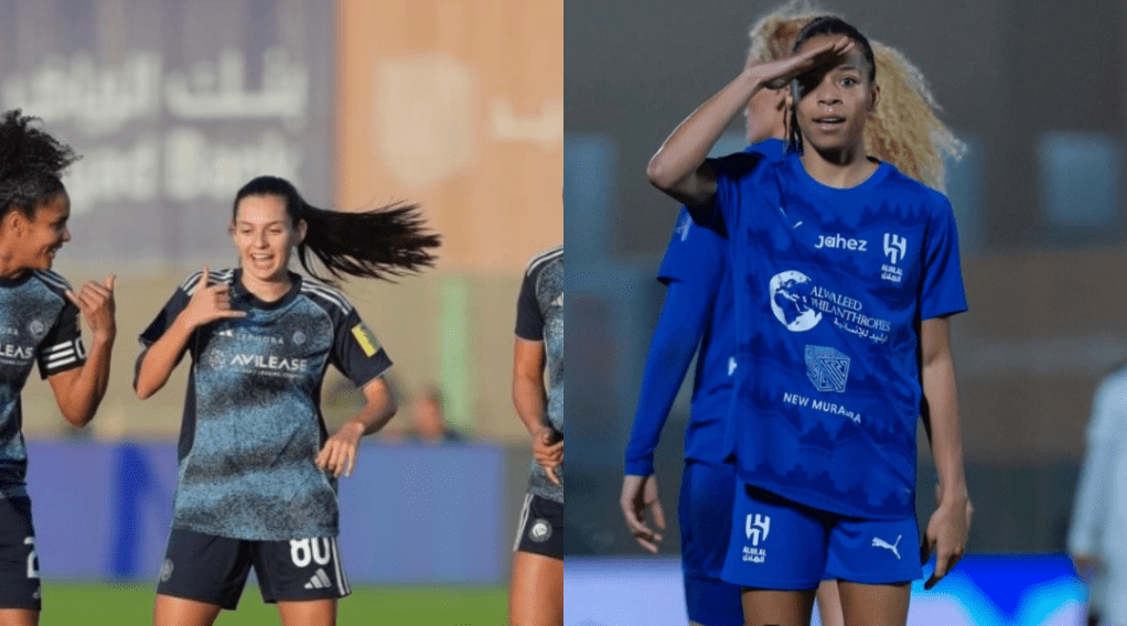 Andreia Faria e Jéssica Silva marcam e Al Nassr e Al Hilal estão na final da Premier Challenge&nbsp;Cup