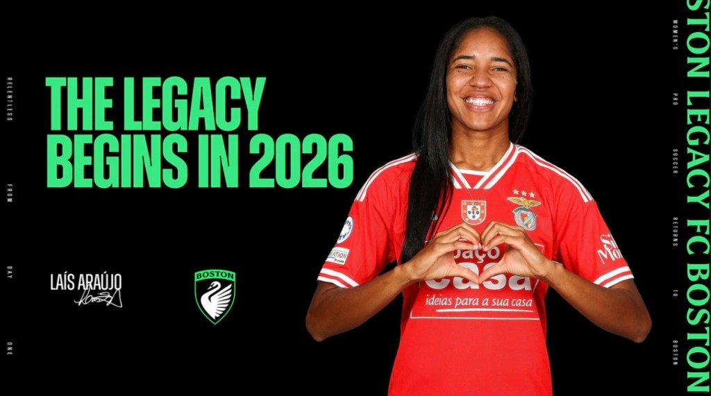 Após deixar o Benfica, Laís Araújo é reforço do Boston Legacy para&nbsp;2026