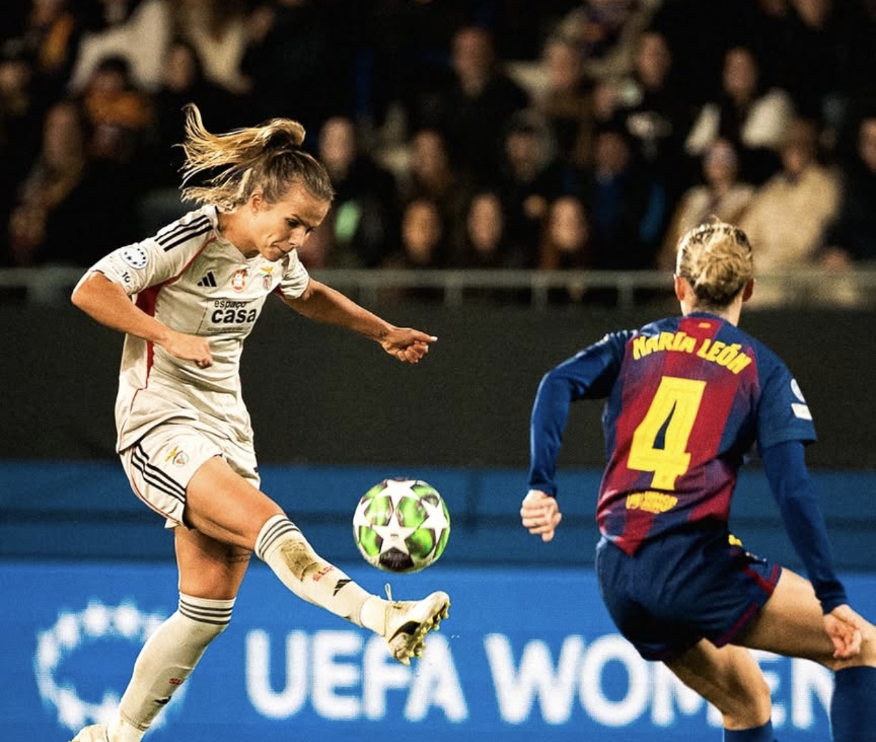 Apesar de Lena Pauels ter sido uma muralha o Barcelona conseguiu levar a melhor sobre o Benfica