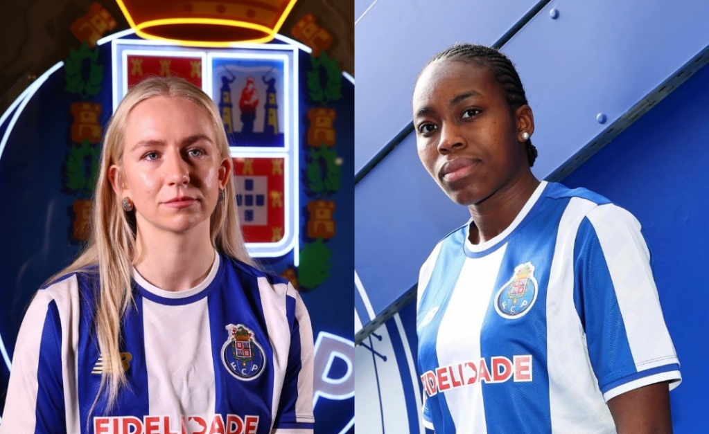 FC Porto apresenta reforços: a francesa Mady Soumare e a dinamarquesa Laerke&nbsp;Tingleff