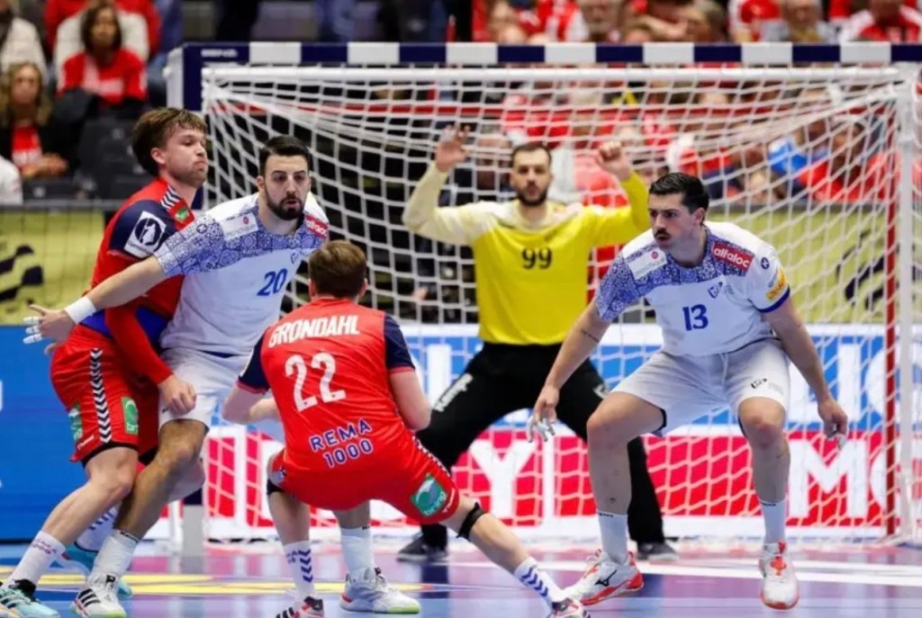 Portugal empata com a Noruega a 35-35 e têm á espreita a eliminação do&nbsp;europeu