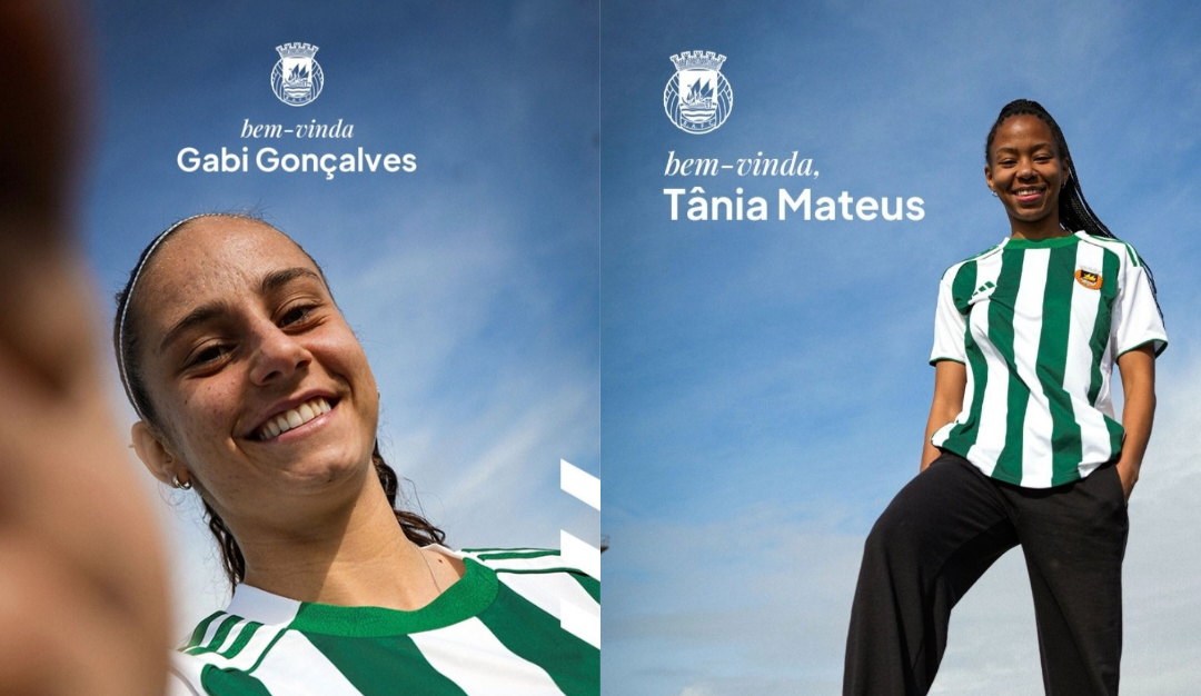 O Rio Ave anuncia duas contratações: Gabi Gonçalves e Tânia Mateus assinam pelo emblema vilacondense