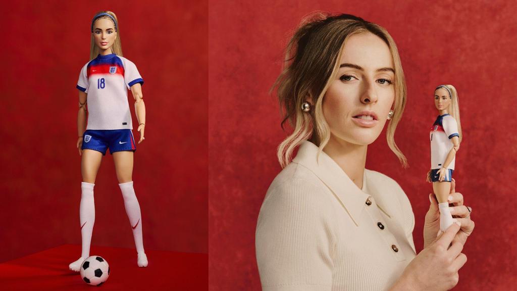 Mattel cria Barbie inspirada em Chloe Kelly para celebrar o futebol feminino