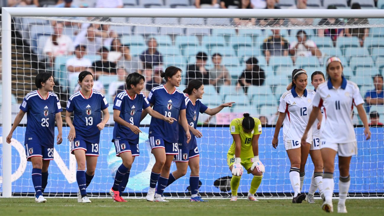 Japão goleia as Filipinas e conquista o bilhete dourado para o Mundial de 2027