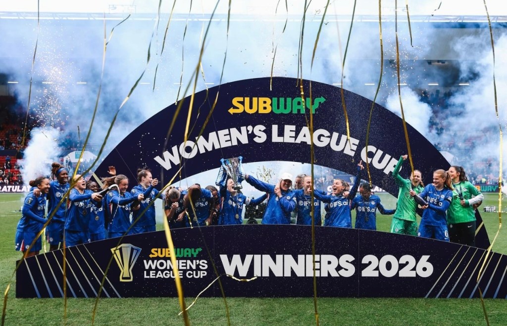 Chelsea vence Manchester United e conquista o 4.º título da Women’s Leagues&nbsp;Cup