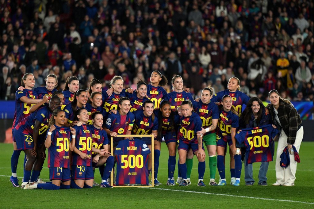 Tarde de sonho em Barcelona: Camp Nou esgotado para mais uma goleada com Kika Nazareth a ir a&nbsp;jogo