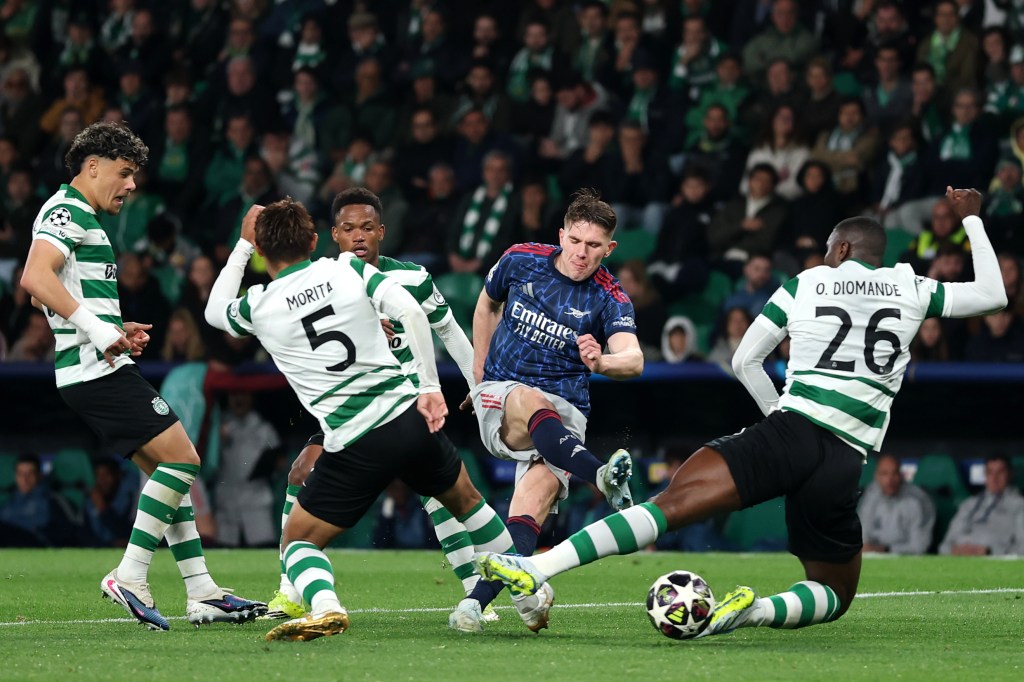 Com golo após os 90 o Sporting arranca os quartos de final com uma derrota em casa diante do&nbsp;Arsenal