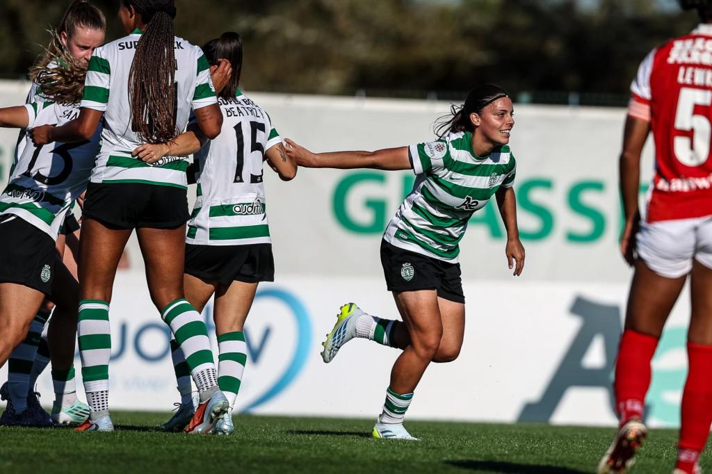 Rugido de eficácia em Alcochete: Leoas venceu o Braga e travam festa antecipada do rival