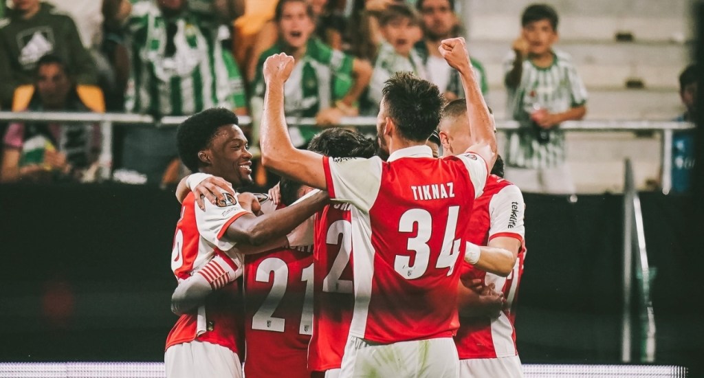 A única equipa portuguesa que segue: SC Braga vence o Bétis no Villamarin e está nas meias finais da Liga&nbsp;Europa