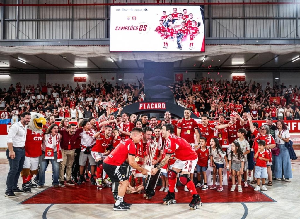 SL Benfica vence o Sporting e conquista o campeonato nacional de hóquei em&nbsp;patins