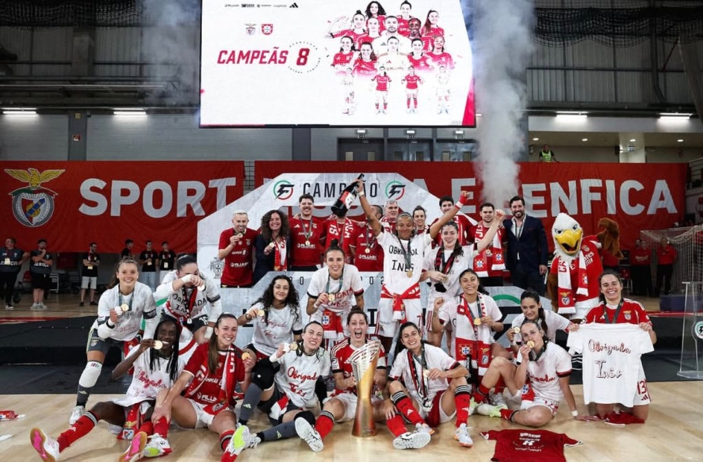 A última dança do campeonato escreveu-se a vermelho: Benfica vence o Nun’Álvares e sagra-se campeão&nbsp;nacional