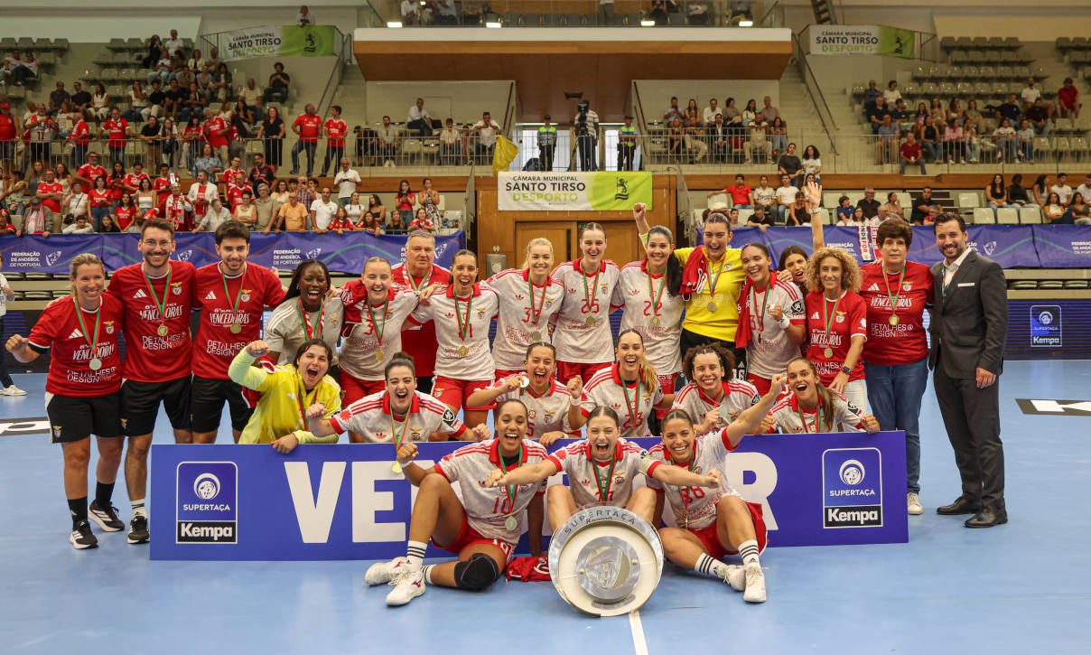 Benfica vence o CJ Almeida Garrett e revalida a conquista da Supertaça em Santo Tirso