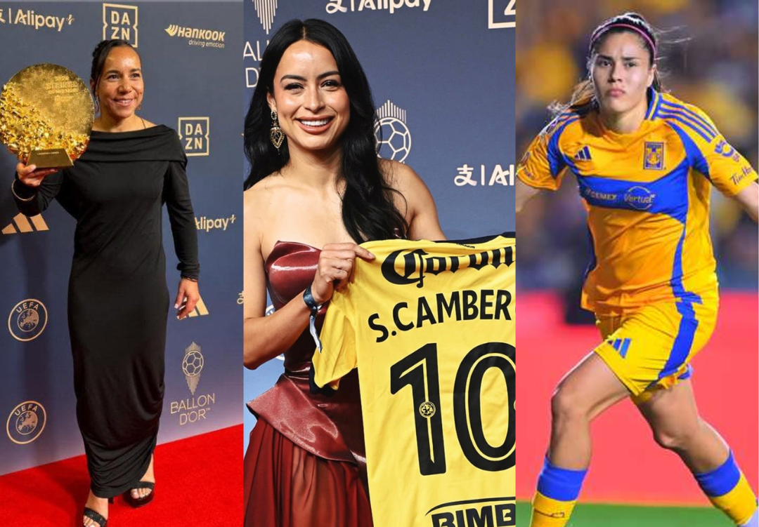 A aposta e investimento do México no futebol feminino: Em apenas um ano, Lizbeth Ovalle, Charlyn Corral e Scarlett Camberos colocaram o futebol feminino mexicano na montra mundial